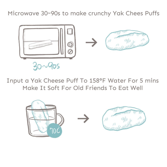 Yak Chews sans céréales ni lactose