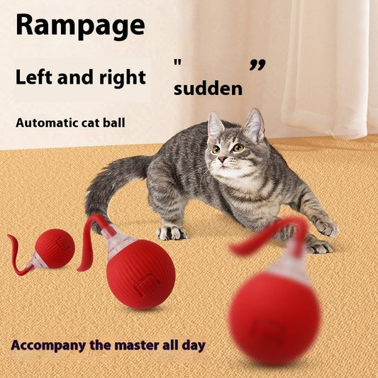 Balle interactive pour chat autonome