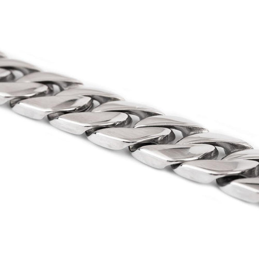 Laisse Caesar Cuban Link - Luxe pour chien - Acier inoxydable massif - Big Dog Chains