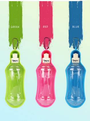 Gourde Portable pour Chien - 500 ml - Bouteille d’Eau Pression Outdoor, Anti‑Fuite & Eco‑Friendly