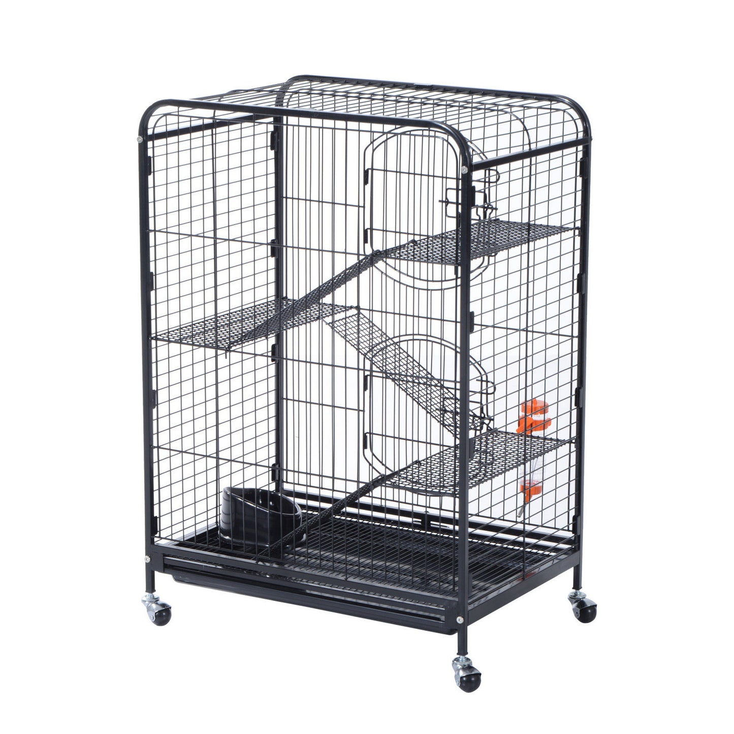 La cage PawHut 37" pour les petits animaux actifs qui aiment grimper, explorer et se cacher