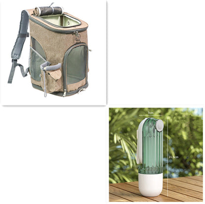 💧 Un Compagnon Toujours Hydraté - Gourde 2-en-1 Élégante