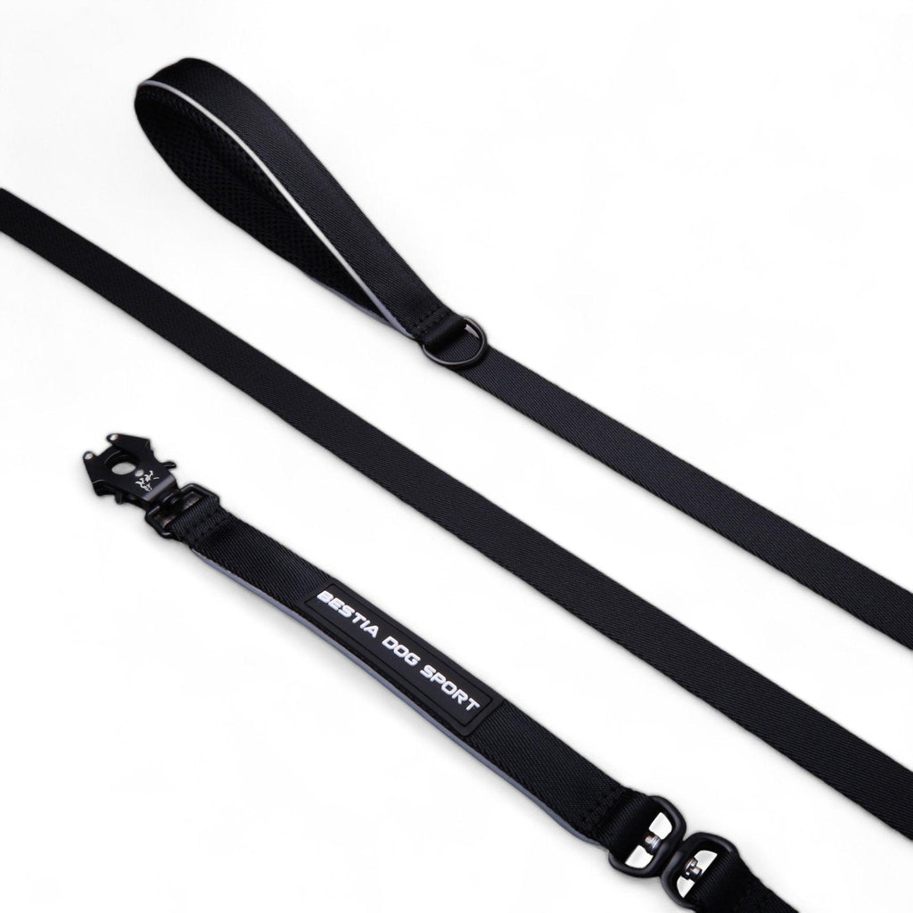🐕‍🦺 BESTIA DOG SPORT “GripPro” Leash - Laisse Nylon Ultra‑Résistante 5.9 ft