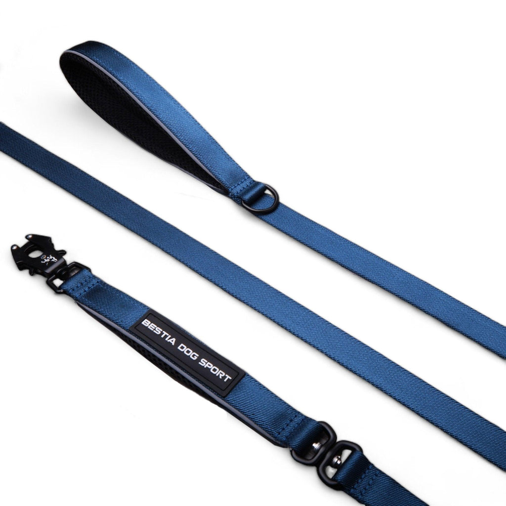 🐕‍🦺 BESTIA DOG SPORT “GripPro” Leash - Laisse Nylon Ultra‑Résistante 5.9 ft