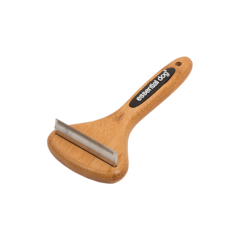 🐶🐱 Natural Bamboo Deshedding Tool - Brosse Premium Bambou Débourrante Chien & Chat