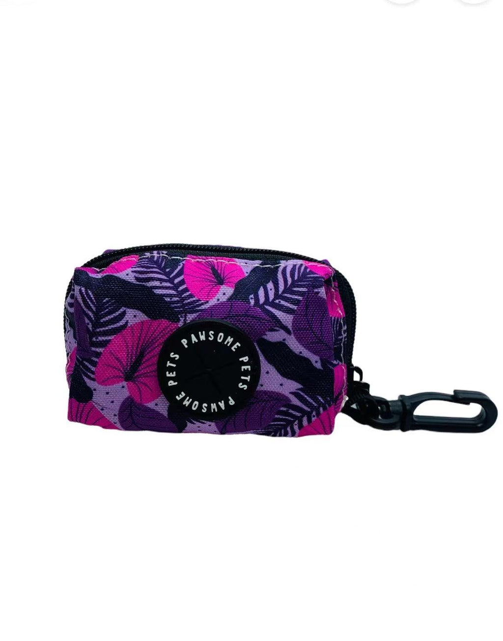 Transport & Lifestyle 🐶 WASTE BAG HOLDER - HAWAII PURPLE FLORAL / Distributeur de Sacs à Déjections en Néoprène Premium