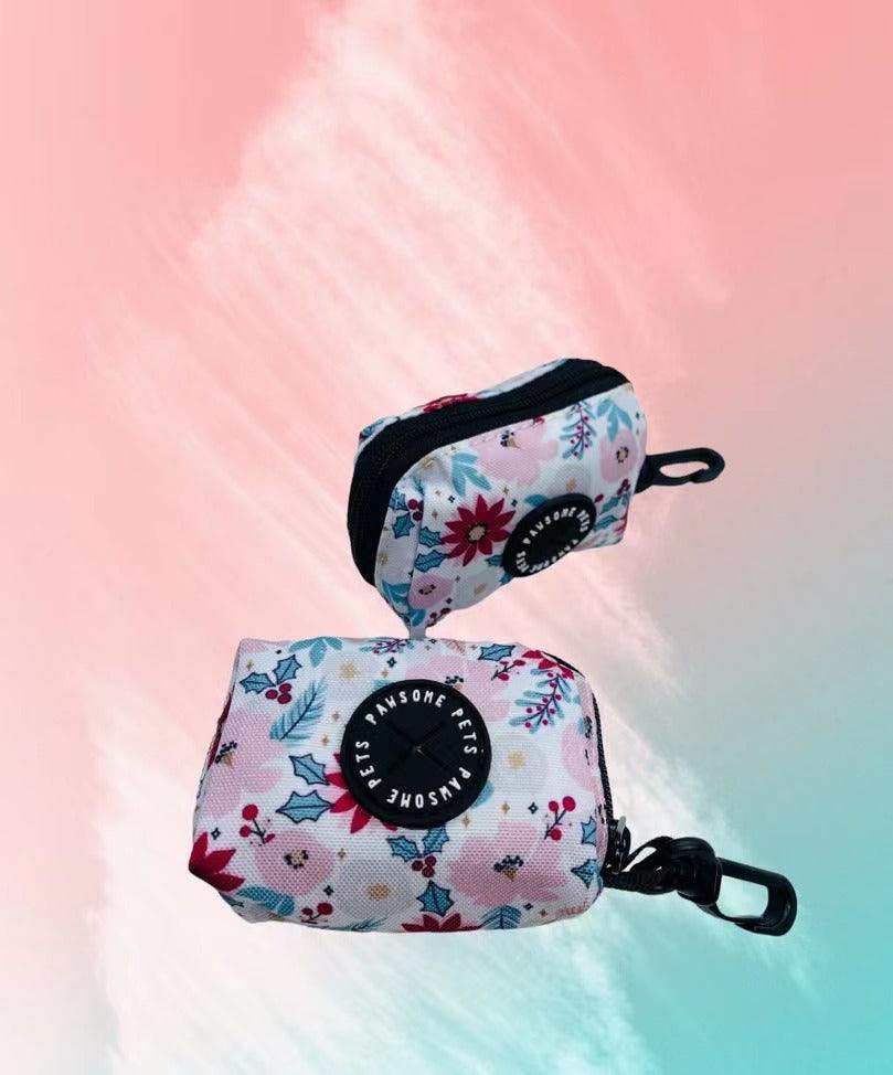 Transport & Lifestyle 🐶 WASTE BAG HOLDER - FLOWERS GARDEN / Distributeur de Sacs à Déjections en Néoprène Premium