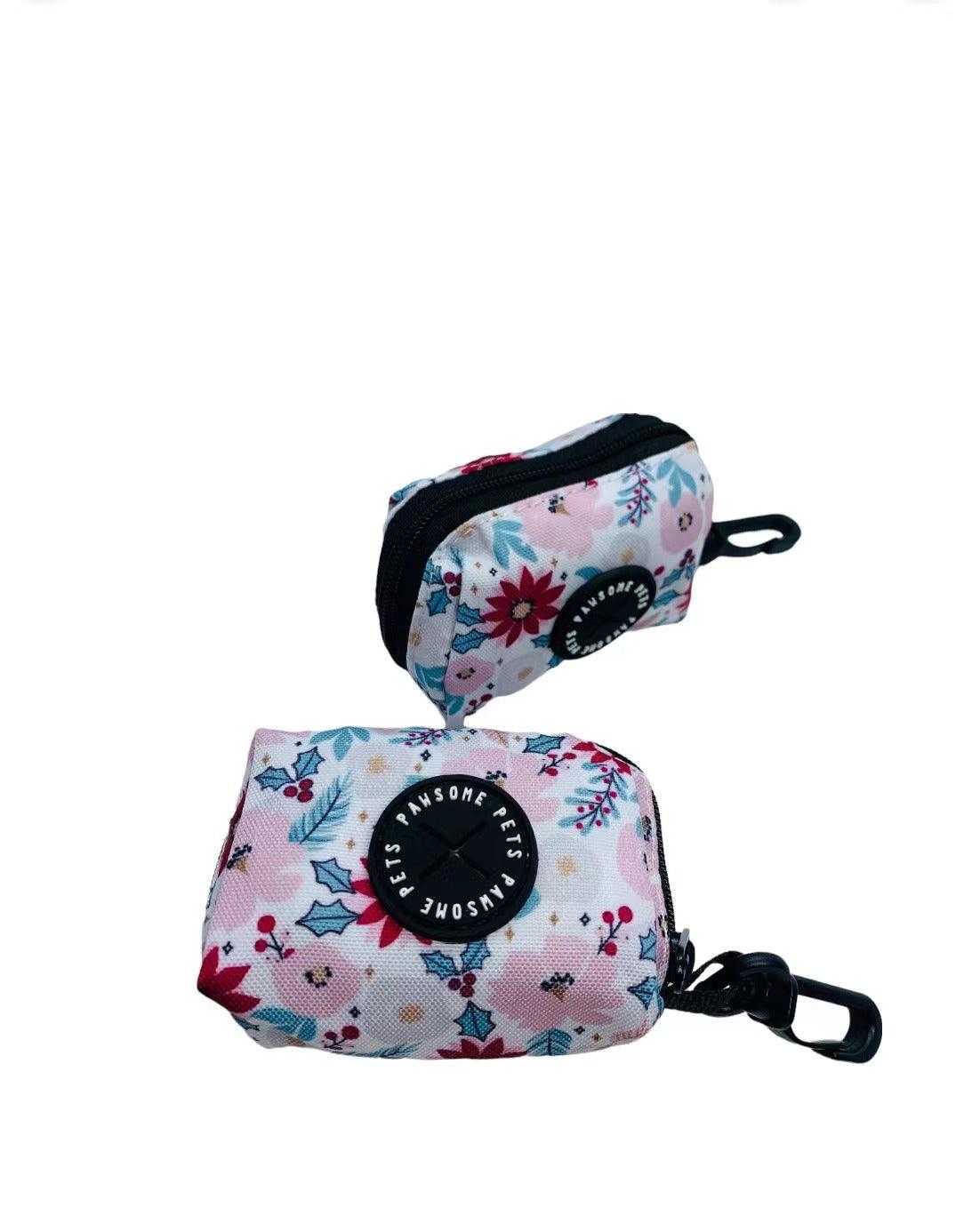 Transport & Lifestyle 🐶 WASTE BAG HOLDER - FLOWERS GARDEN / Distributeur de Sacs à Déjections en Néoprène Premium