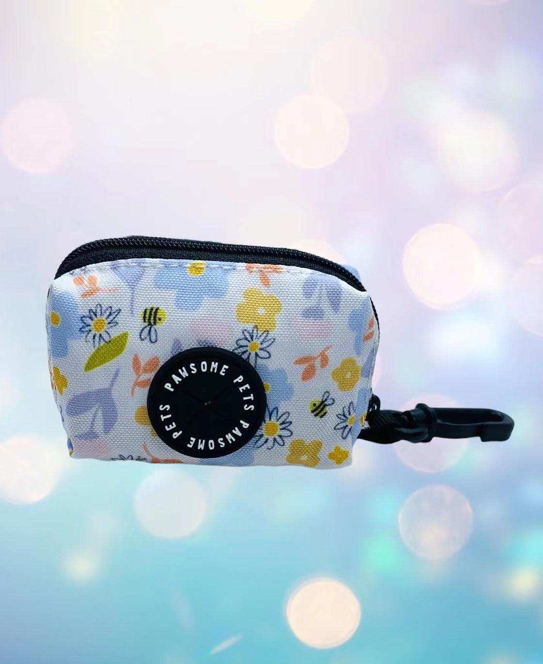 Lifestyle 🐶 Porte‑sacs “Oh My Bee” - Neoprene Premium & Clip Noir