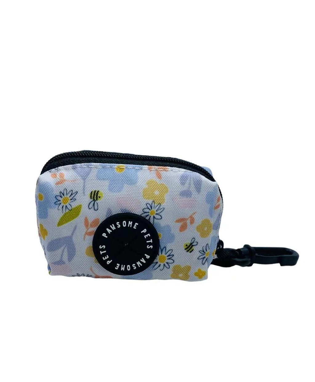 Lifestyle 🐶 Porte‑sacs “Oh My Bee” - Neoprene Premium & Clip Noir