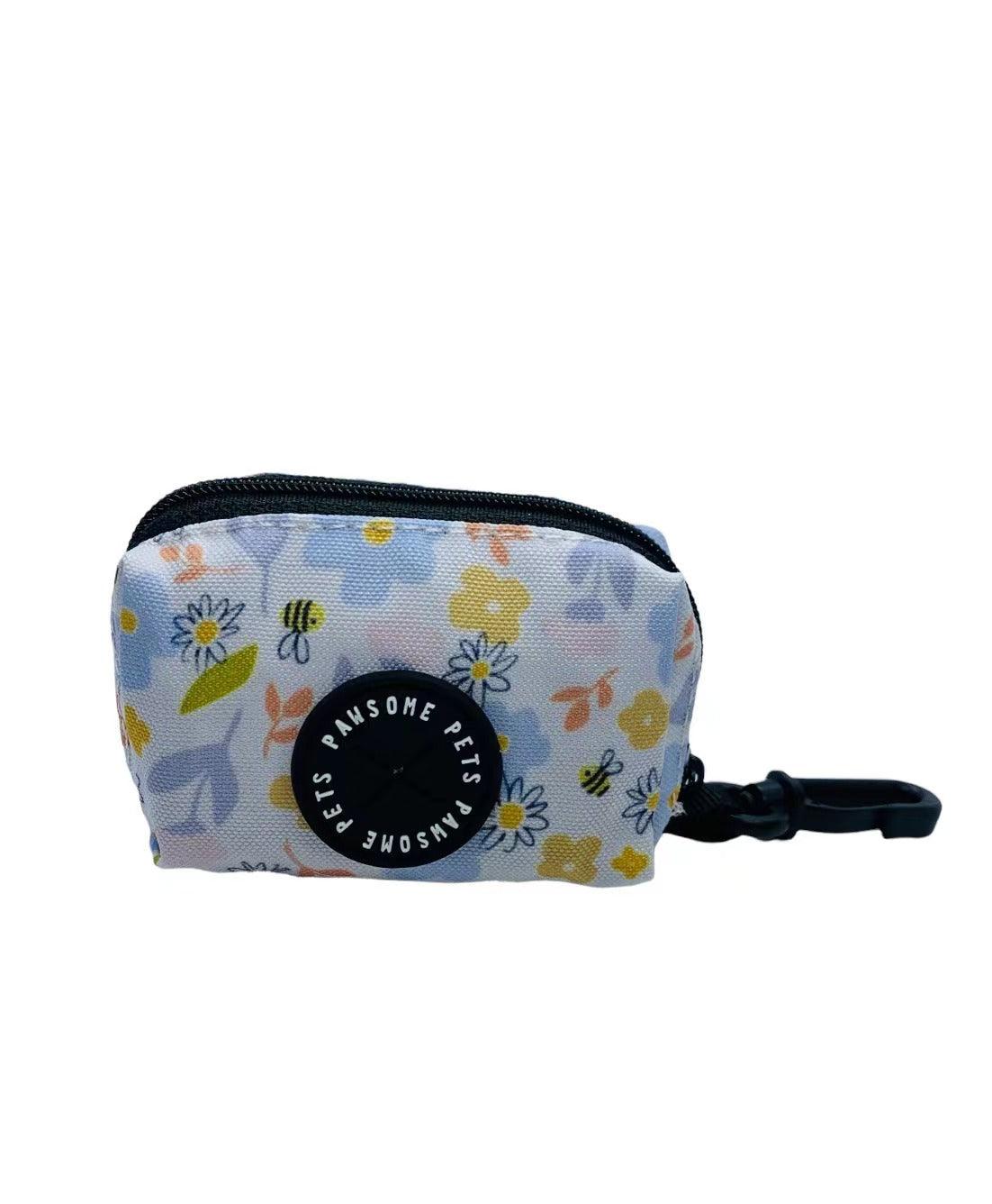 Lifestyle 🐶 Porte‑sacs “Oh My Bee” - Neoprene Premium & Clip Noir