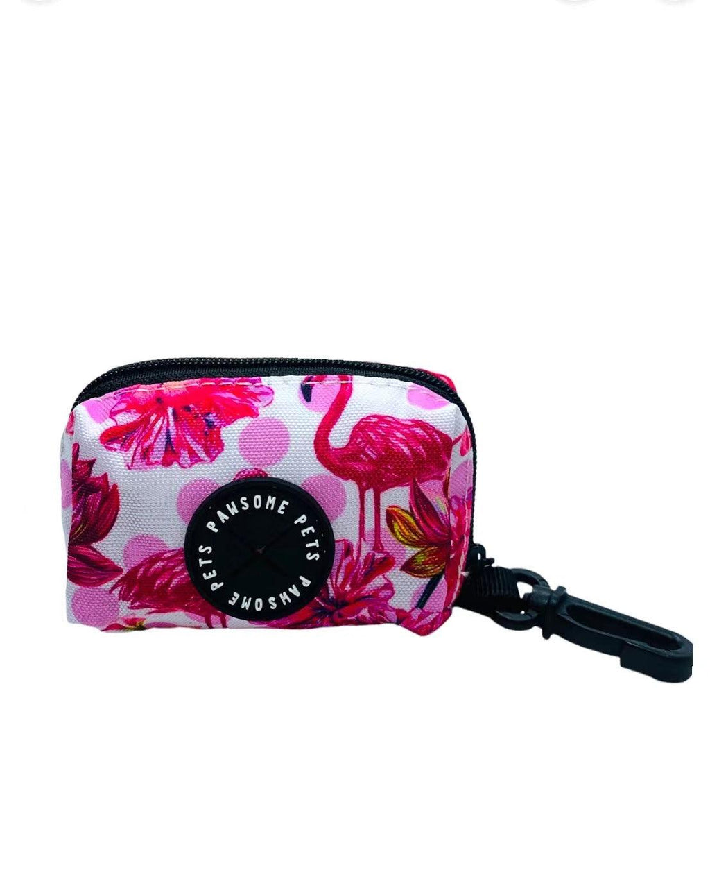 Transport & Lifestyle - Dog 🐶 WASTE BAG HOLDER - HAWAII FLAMINGO / Distributeur de Sacs à Déjections en Néoprène Premium