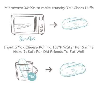 Yak Chews sans céréales ni lactose