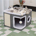 Double-Layer Cat Bed Cave Sofa-1