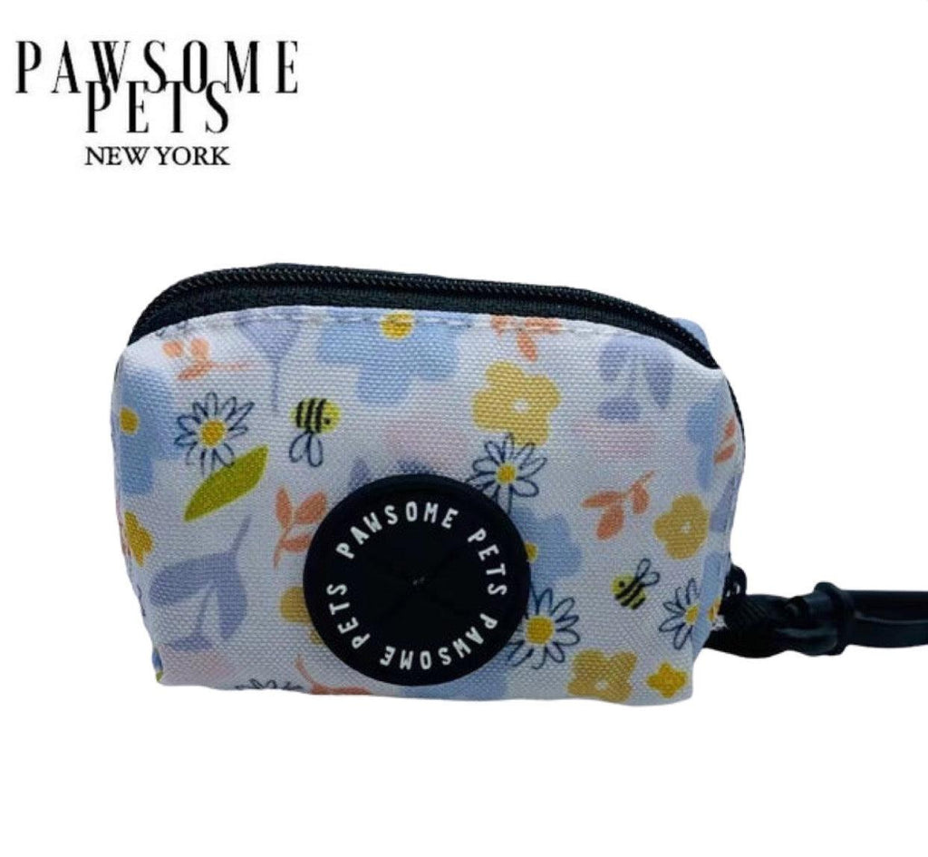 Lifestyle 🐶 Porte‑sacs “Oh My Bee” - Neoprene Premium & Clip Noir