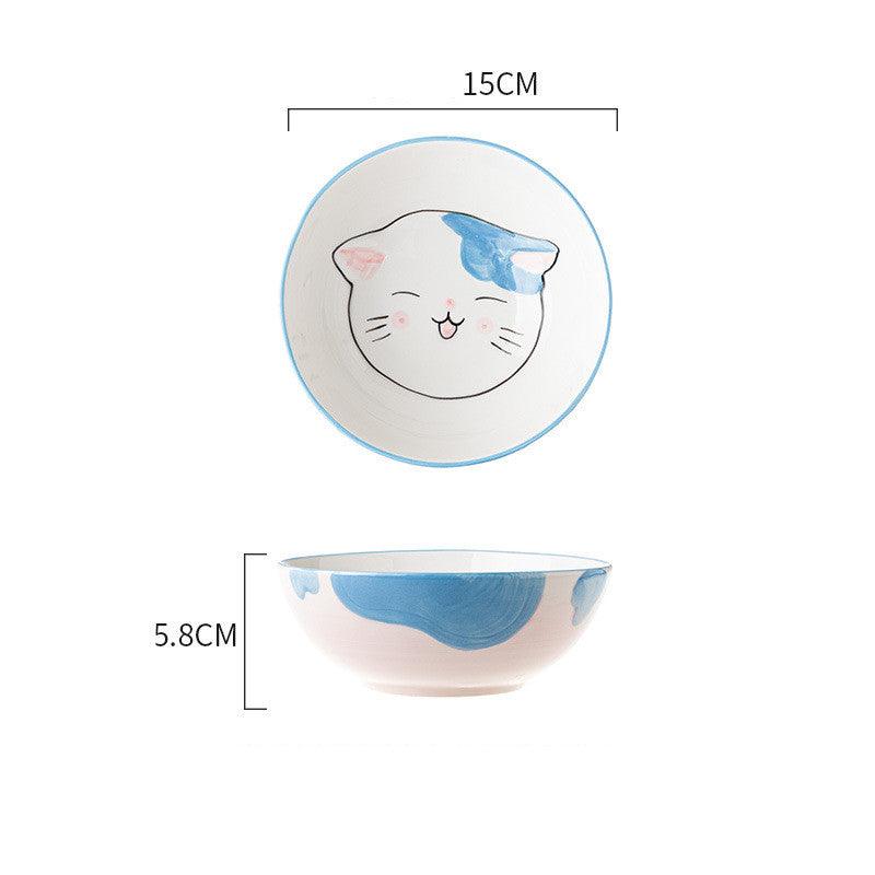 🐱 Bols en Céramique Élevés pour Chat 🍽️ - Set Double + Support | Posture Saine & Design Premium