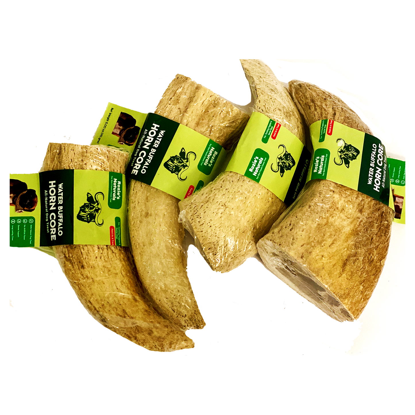 Friandises à mâcher pour chien – Noyau de corne de buffle d’eau (2 pièces - 280 g)