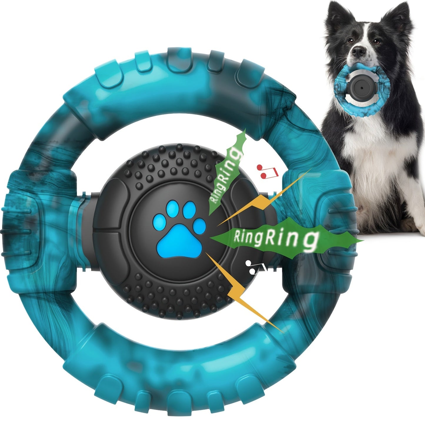 🐶 Steering Wheel Dog Chew Toy - Medium Dogs