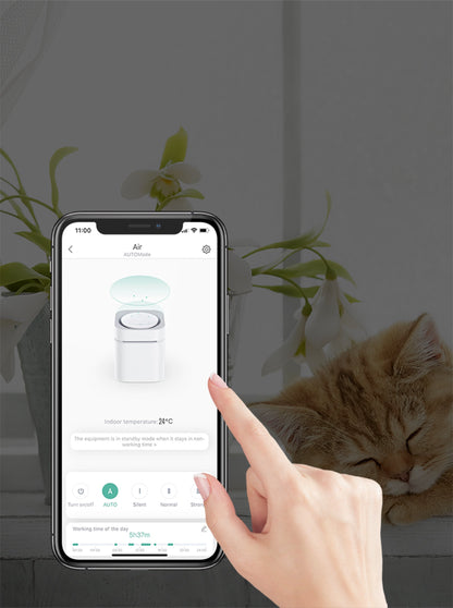 ZenAir PETKIT - Technologie Ionisante pour Air Propre et Sans Odeur