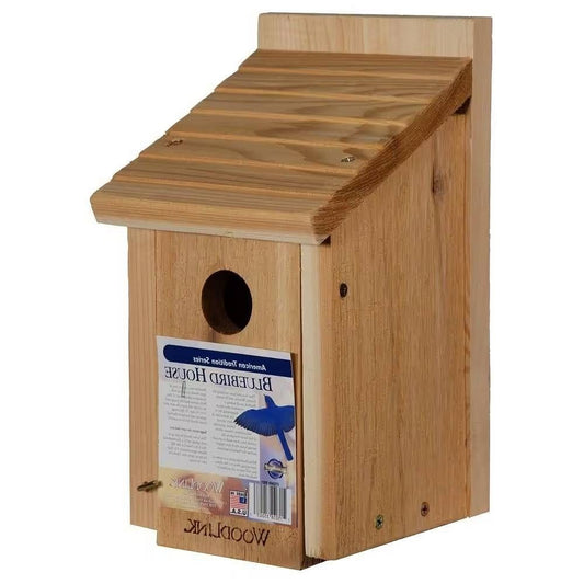 Nichoir en Cèdre Massif - Maison pour Oiseaux Premium avec Ventilation et Nettoyage Facile
