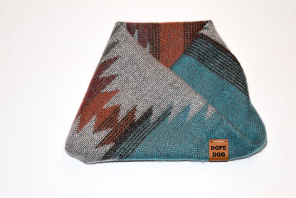 Écharpe douce et stylée pour chien - Motif nature, confort optimal, version duo maître/animal