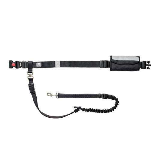 Ceinture de taille + laisse bungee - Pour courir avec son chien - Idéale pour sport et promenade