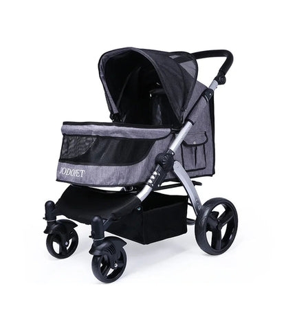 Poussette haut de gamme pour animaux - NIOPEPPA, grand format, pratique et stylée