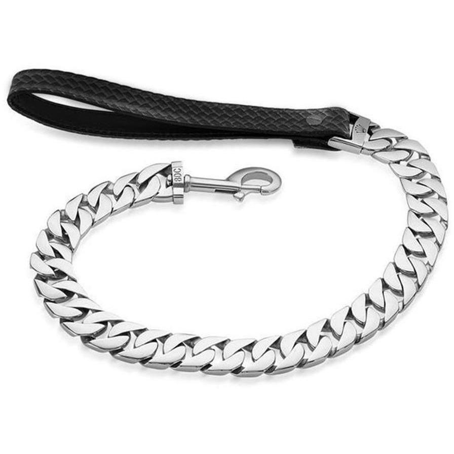 Laisse Caesar Cuban Link - Luxe pour chien - Acier inoxydable massif - Big Dog Chains