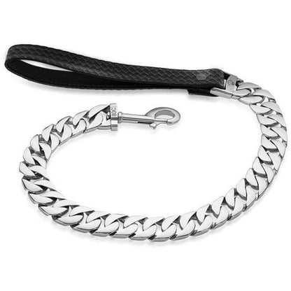 Laisse Caesar Cuban Link - Luxe pour chien - Acier inoxydable massif - Big Dog Chains