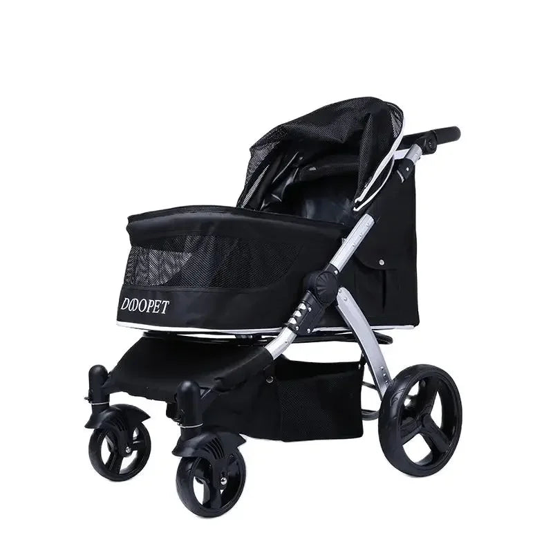  Chariot sécurisé et spacieux pour chiens et chats