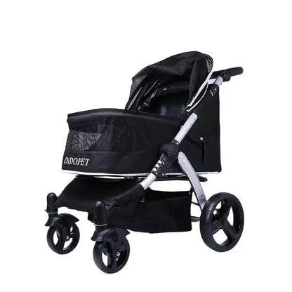  Chariot sécurisé et spacieux pour chiens et chats