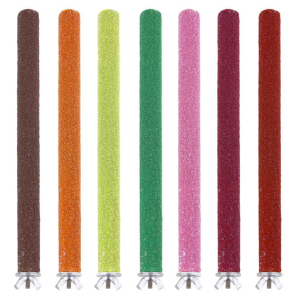 Perchoir Ajustable pour Oiseaux - Bois Naturel - Enrichissement & Jeu - Installation Facile