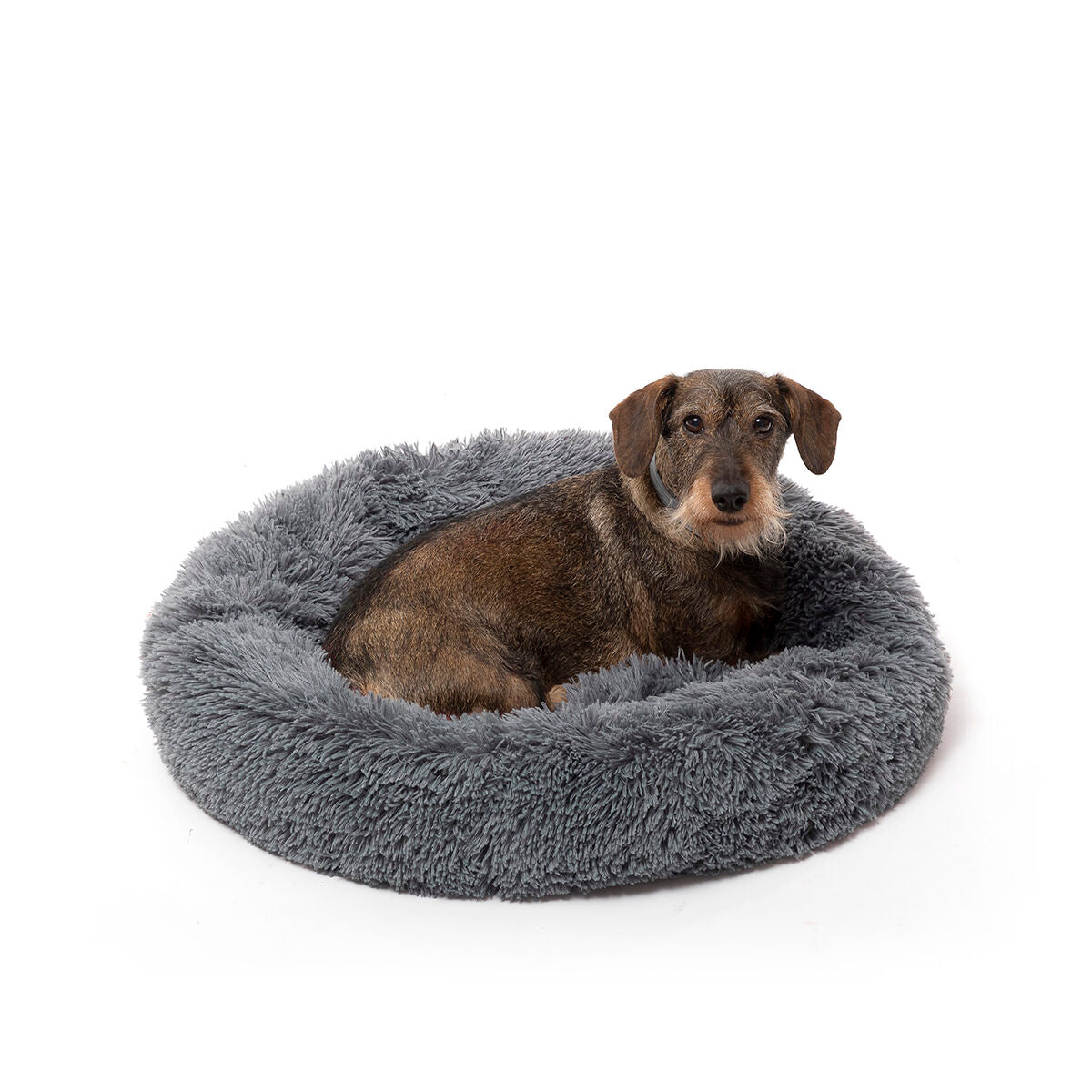 Lit anti-stress pour chien et chat - Ø 60 cm - Ultra doux, apaisant et lavable