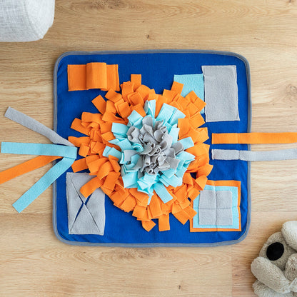 Tapis de Fouille Interactif pour Chiens & Chats - Anti‑Stress, Sniffing & Alimentation Lente