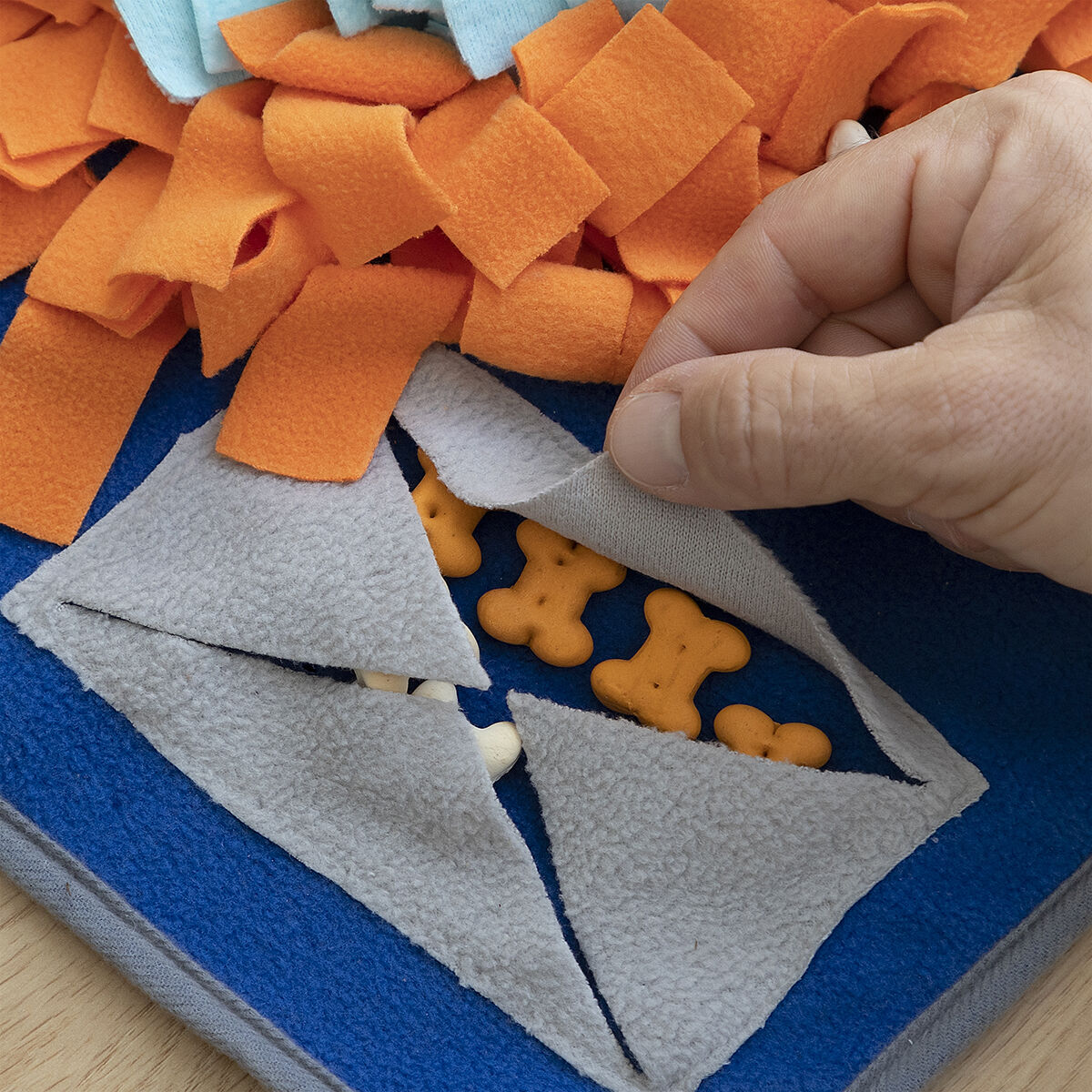 Tapis de Fouille Interactif pour Chiens & Chats - Anti‑Stress, Sniffing & Alimentation Lente