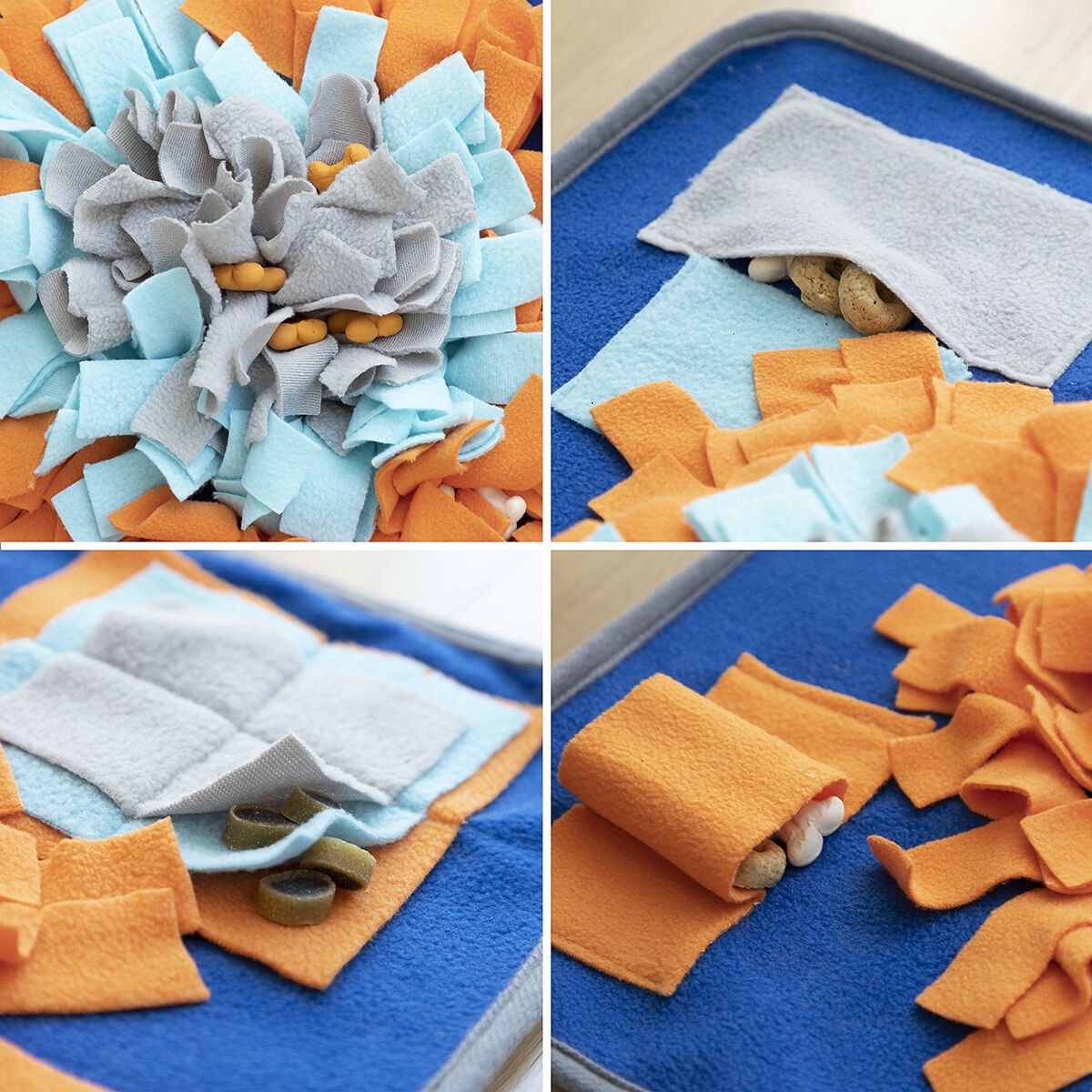 Tapis de Fouille Interactif pour Chiens & Chats - Anti‑Stress, Sniffing & Alimentation Lente