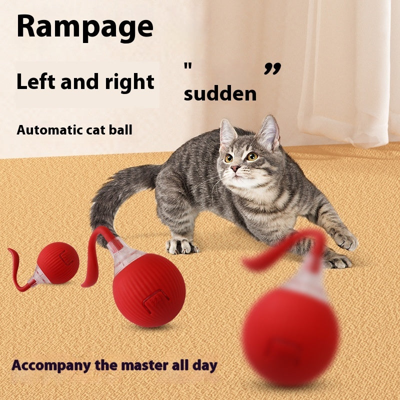 Balle interactive pour chat autonome
