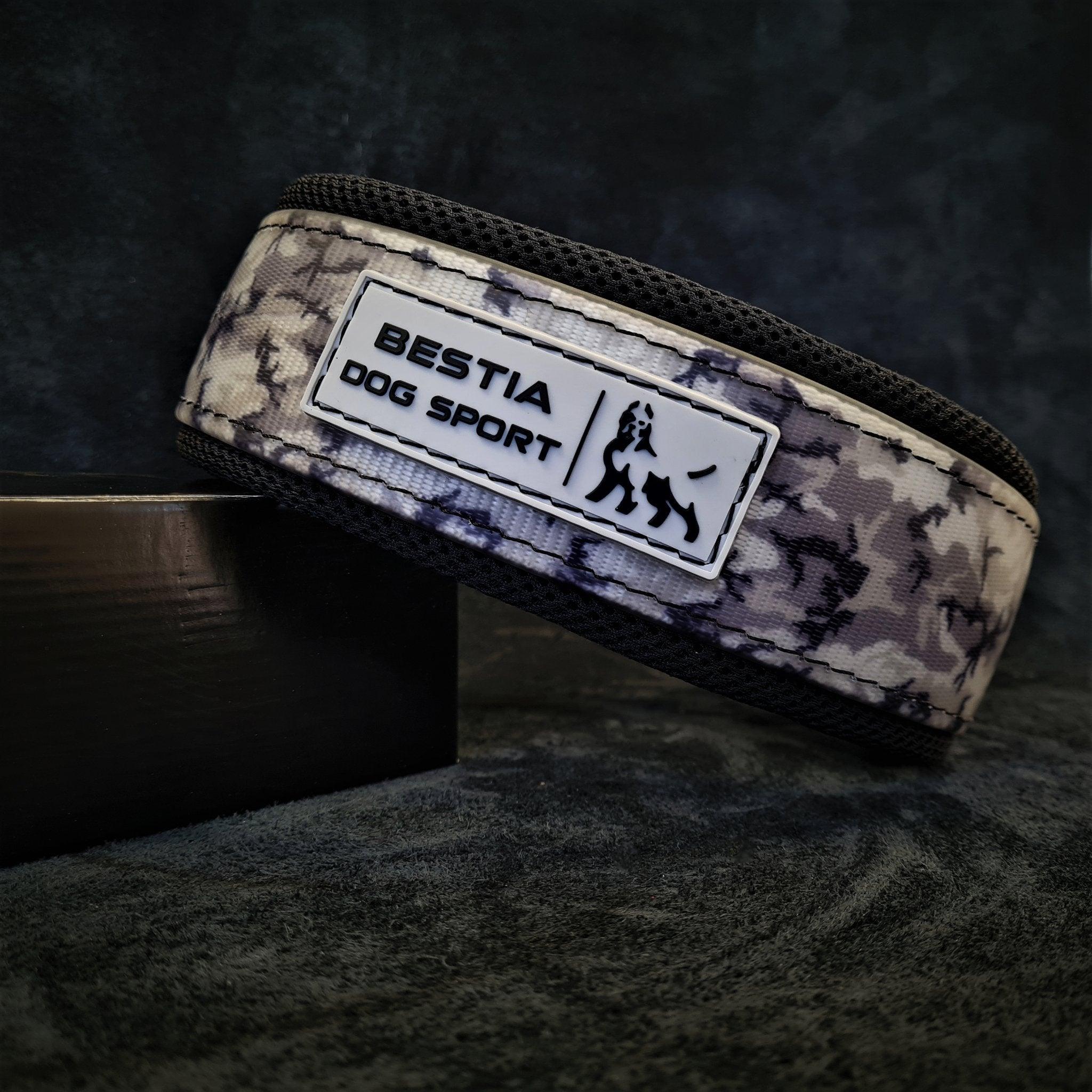 Tactical Premium 🐺 Collier Tactique BESTIA BDS - Grey Camo Ultra‑Résistant (Chien)
