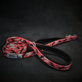 Tactical Premium 🐺 BESTIA DOG SPORT - Laisse Double Poignée Red Camo (Ultra‑Résistante)
