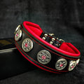 Luxe Artisanal 🐺 BIJOU COLLAR - Black & Red Edition (Fait Main en Europe)