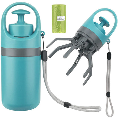 Pelle Ramasse Crottes Portable pour Chiens et Chats - avec Distributeur de Sac