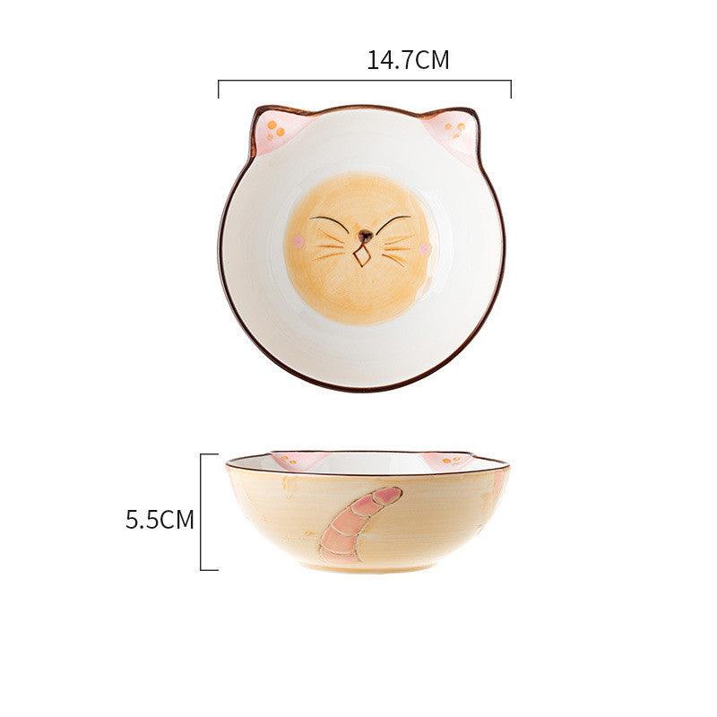 🐱 Bols en Céramique Élevés pour Chat 🍽️ - Set Double + Support | Posture Saine & Design Premium