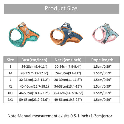 Harnais Anti‑Fuite pour Chat avec Laisse - Gilet Réfléchissant et Respirant - Confort & Sécurité pour Promenade