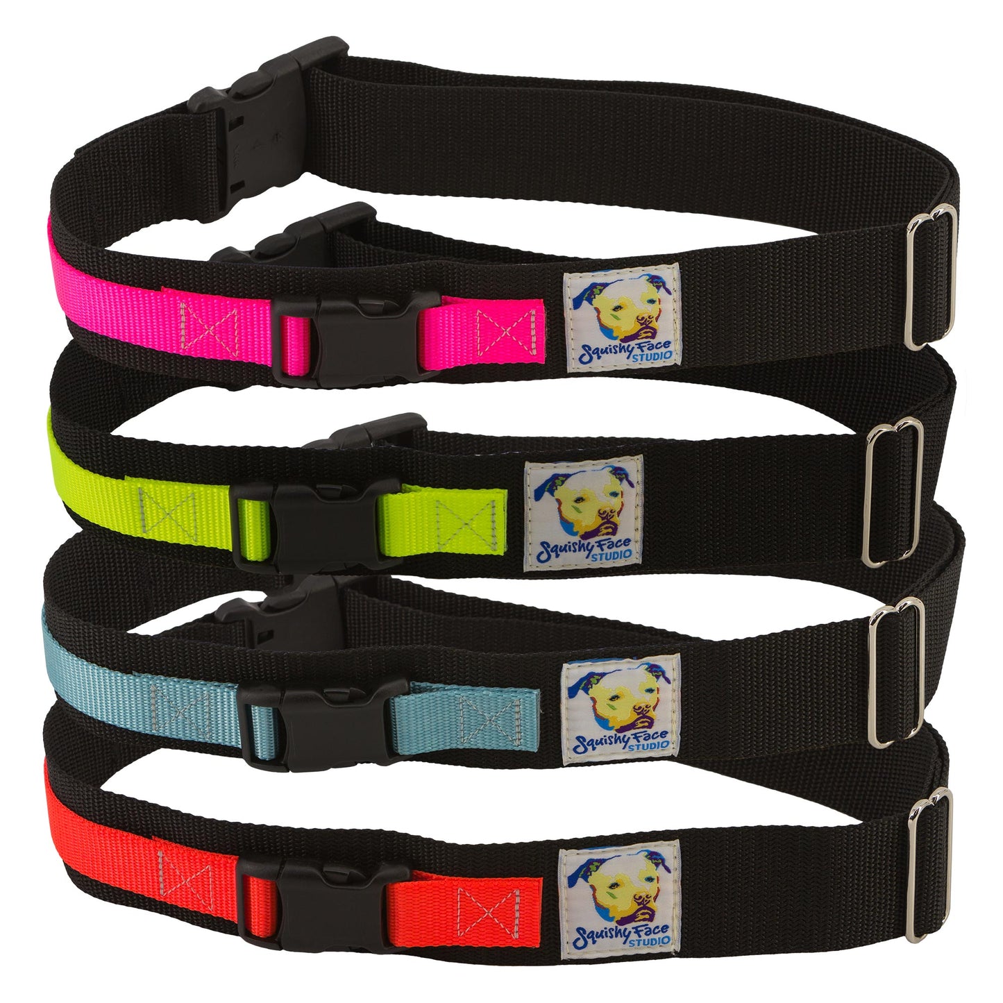 Ceinture Mains Libres pour Promener son Chien - Compatible Toutes Laisse - Squishy Face Studio