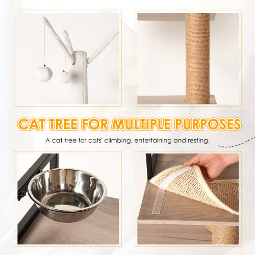 🐱 ZenCat - Arbre à Chat Compact et Chic pour Petits Espaces