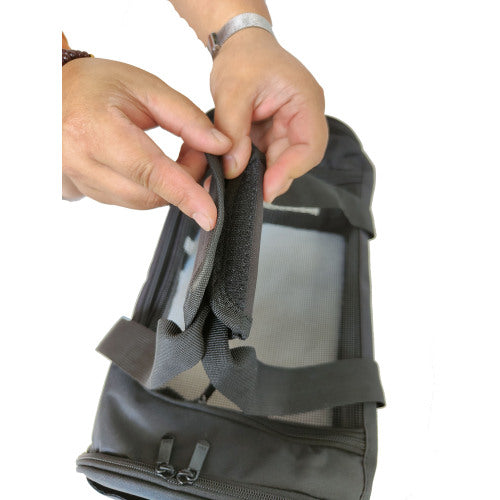 Sac de Transport pour Animaux - Poches de Rangement, Coussin Amovible, Anti‑Affaissement