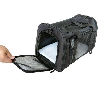 Sac de Transport pour Animaux - Poches de Rangement, Coussin Amovible, Anti‑Affaissement