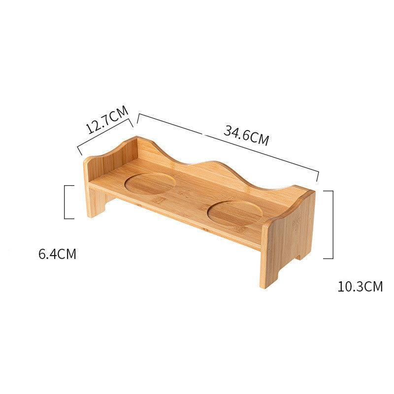 🐱 Bols en Céramique Élevés pour Chat 🍽️ - Set Double + Support | Posture Saine & Design Premium