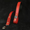 🐕‍🦺 “Eros” Leather Leash - RED