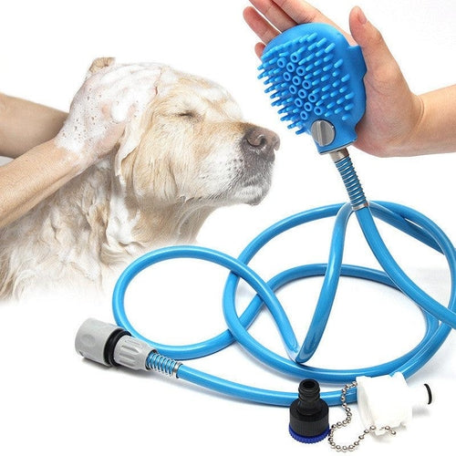 Kit de toilettage pour chien - Douche portable, brosse de bain, nettoyage facile en extérieur